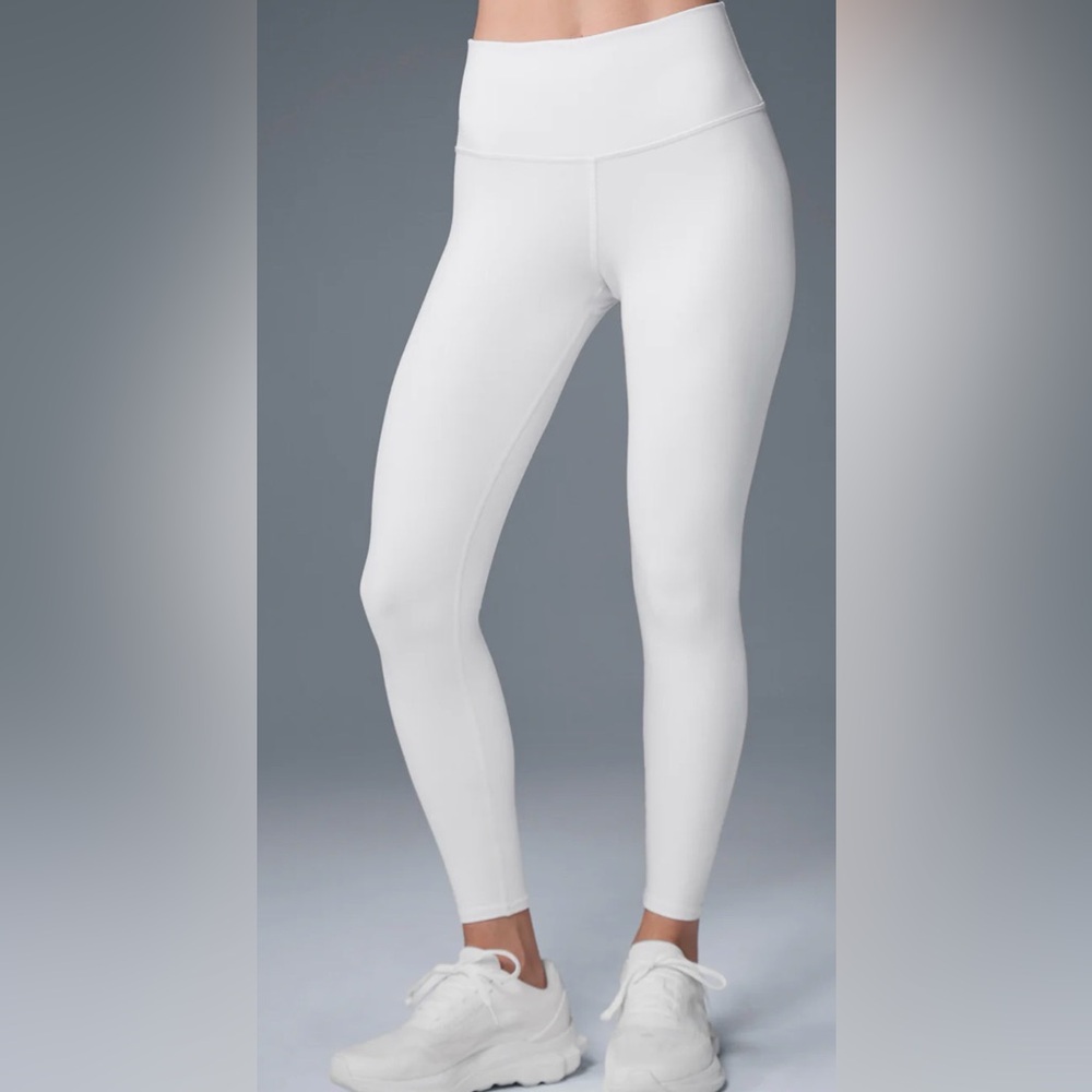 ALO Yoga White Ankle Leggings